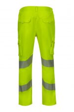 Pantalón stretch alta visibilidad con cintas reflectantes segmentadas 303009S | VELILLA - Imagen 2