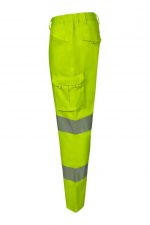 Pantalón stretch alta visibilidad con cintas reflectantes segmentadas 303009S | VELILLA - Imagen 3