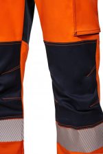 Pantalón stretch bicolor alta visibilidad con cintas reflectantes segmentadas 303010S | VELILLA – Image 6