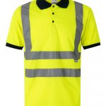 Polo de trabajo poliéster bicolor alta visibilidad 305502 VELILLA