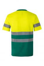 Camiseta de trabajo poliéster bicolor alta visibilidad 305506 | VELILLA - Image 2