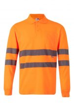 Polo de trabajo algodón alta visibilidad 305514 VELILLA