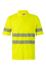 Polo algodón alta visibilidad cintas segmentadas 305522 | VELILLA
