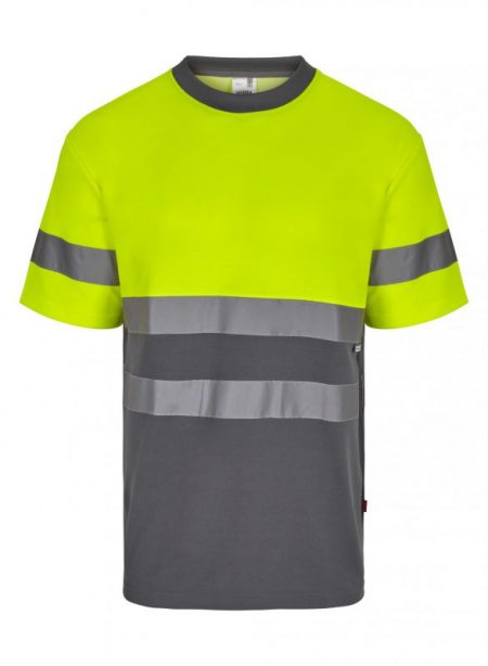 Camiseta algodón bicolor alta visibilidad manga corta 305613 | VELILLA