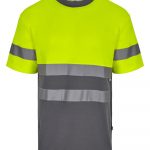 Camiseta de trabajo algodón bicolor alta visibilidad 305613 | VELILLA