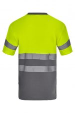 Camiseta de trabajo algodón bicolor alta visibilidad 305613 | VELILLA - Image 2