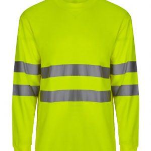 T-shirt cotton high visibility long sleeve 305614 | VELILLA