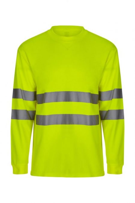 Camiseta algodón alta visibilidad manga larga 305614 | VELILLA