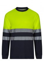 camiseta de trabajo algodón bicolor alta visibilidad 305615 VELILLA