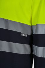 Camiseta de trabajo algodón bicolor alta visibilidad 305615  | VELILLA - Image 5