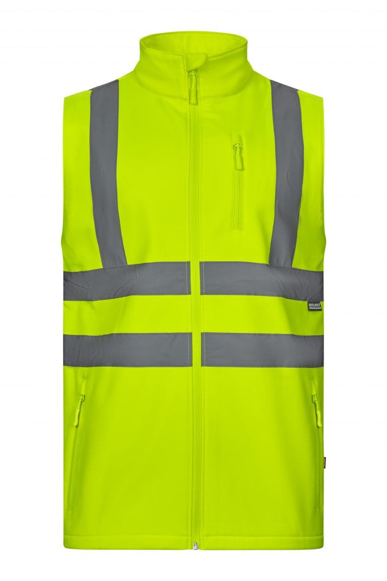 Chaleco de trabajo soft shell alta visibilidad 305905 | VELILLA