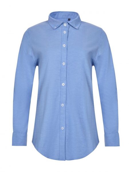 Camisa de hostelería mujer oxford stretch manga larga 405005S | VELILLA