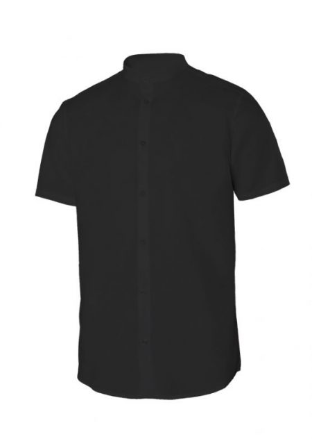 Camisa de hostelería hombre stretch manga corta cuello tirilla 405012S | VELILLA