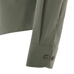 Camisa de hostelería mujer cuello tirilla stretch manga larga 405015S | VELILLA - Imagen 5