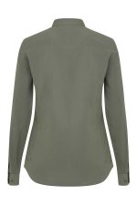 Camisa de hostelería mujer cuello tirilla stretch manga larga 405015S | VELILLA - Imagen 2