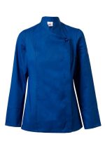 Chaqueta de cocina mujer con cremallera asimétrica 405203TC | VELILLA