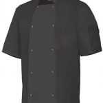 Chaqueta de cocina con automáticos manga corta 405205  | VELILLA