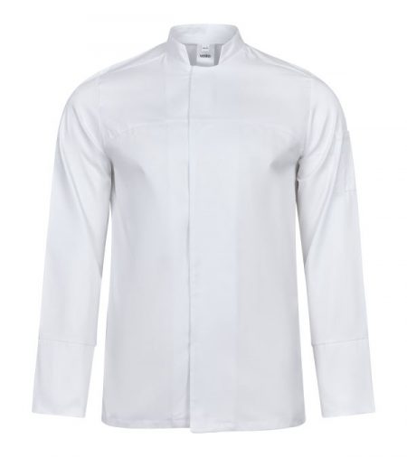 Chaqueta de cocina 100% algodón con cierre central manga larga 405208A | VELILLA
