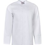 Chaqueta de cocina stretch con cierre central manga larga 405208S | VELILLA