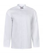 Chaqueta de cocina stretch con cierre central manga larga 405208S | VELILLA