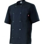Chaqueta de cocina clásica cruzada manga corta 432 | VELILLA