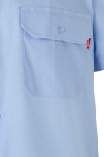 Camisa de trabajo manga corta galoneras con botón 532 | VELILLA - Image 5
