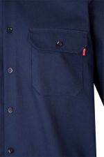 Camisa de trabajo algodón con botones y dos bolsillos 533 | VELILLA - Image 4