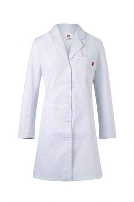 Bata semientallada de mujer manga larga cierre con botones y corte sastre 539002 | VELILLA