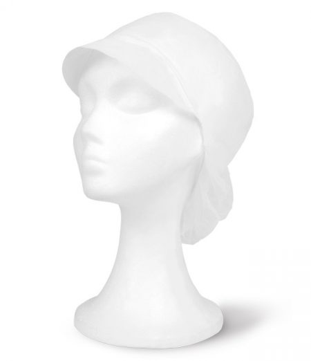 Cofia desechable con visera y borde elástico 100 uds 584001 | VELILLA