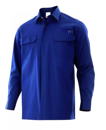 Camisa ignífuga y antiestática algodón técnico 605003 | VELILLA