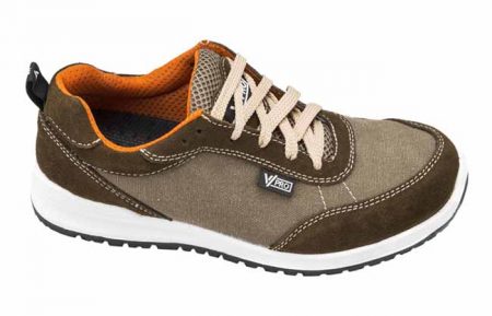 Calzado de seguridad S1P con serraje y canvas 707002 | VPRO