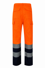 Pantalón de trabajo bicolor alta visibilidad 303001 | VELILLA - Imagen 2