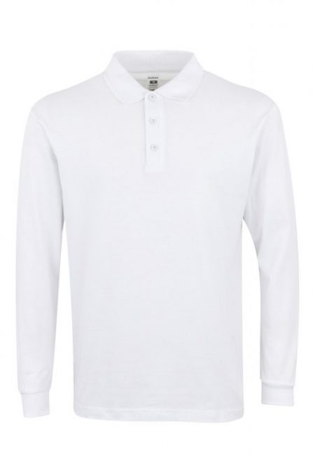 Polo manga larga unisex HOBART PL200UW | MUKUA