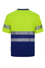 Camiseta de trabajo poliéster bicolor alta visibilidad 305633 | VELILLA - Image 2