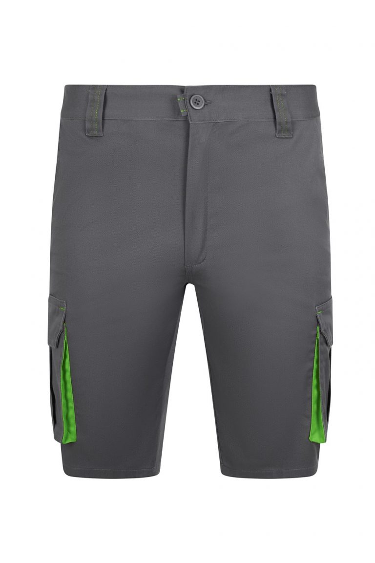 Bermuda de trabajo stretch bicolor multibolsillos 103034S | VELILLA