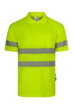 Polo de trabajo poliéster alta visibilidad 305532 VELILLA