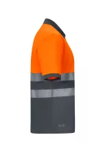 Polo de trabajo poliéster bicolor alta visibilidad 305533 | VELILLA - Imagen 4