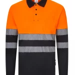 Polo de trabajo poliéster bicolor alta visibilidad 305535 VELILLA