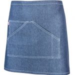 Delantal corto denim con bolsillos 404206 | VELILLA