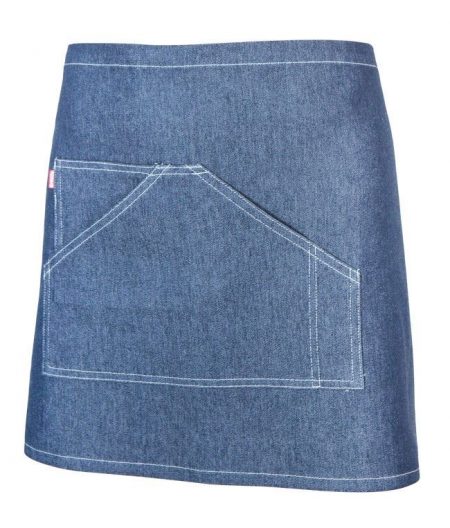 Delantal corto denim con bolsillos 404206 | VELILLA