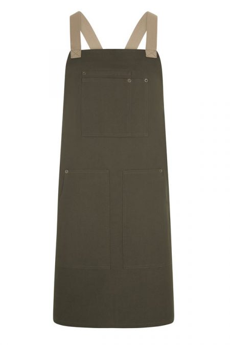 Delantal peto canvas bicolor 404211B | VELILLA