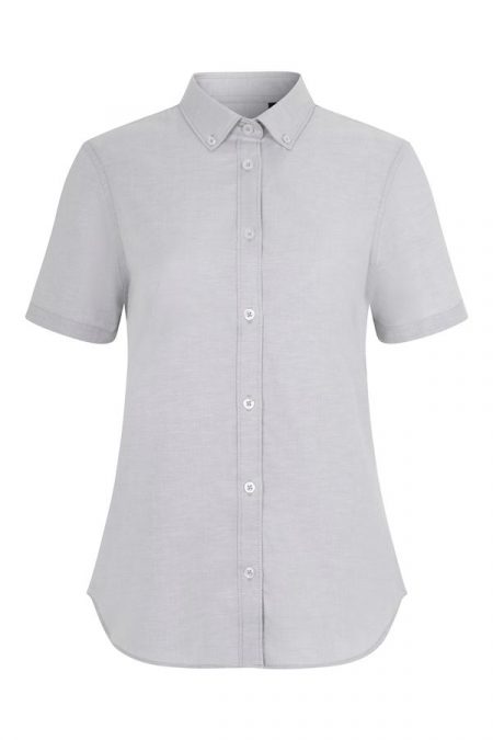 Camisa de hostelería mujer oxford stretch manga corta 405025S | VELILLA