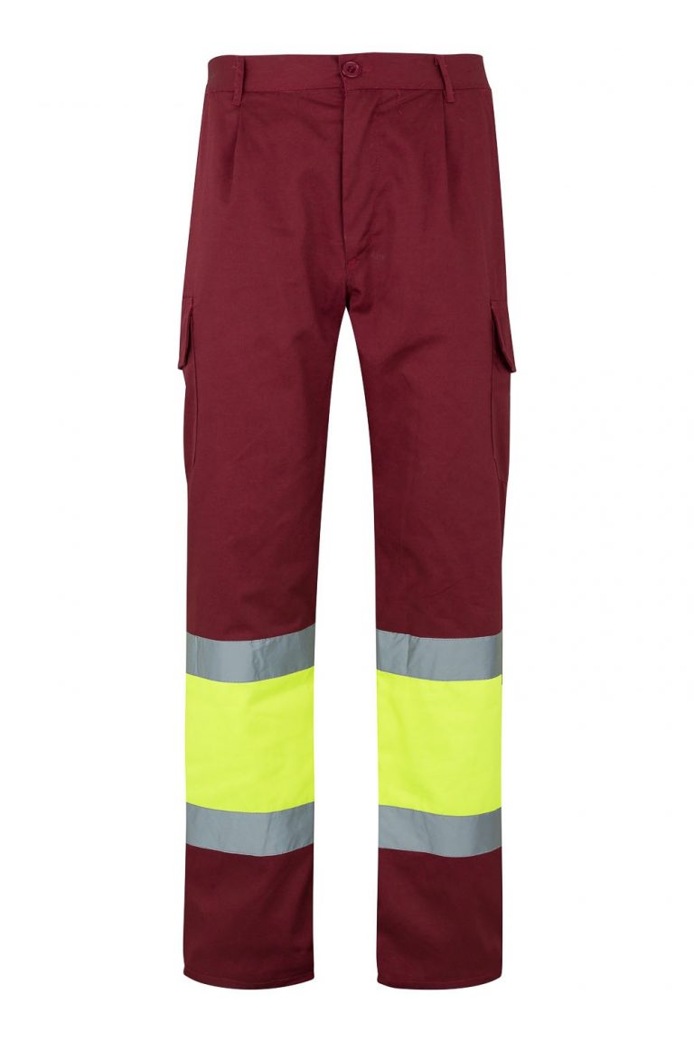 Pantalón de trabajo bicolor forrado alta visibilidad 156 | VELILLA