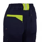 Pantalón de trabajo stretch bicolor alta visibilidad mujer 303032SW | VELILLA - Imagen 6