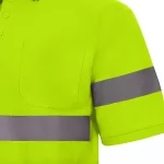 Polo de trabajo poliéster alta visibilidad 305510 | VELILLA - Imagen 5
