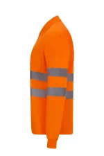 Polo de trabajo poliéster alta visibilidad 305511 | VELILLA - Imagen 3
