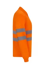 Polo de trabajo poliéster alta visibilidad 305511 | VELILLA - Imagen 4
