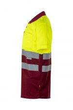 Polo de trabajo poliéster bicolor alta visibilidad 173 | VELILLA - Image 3