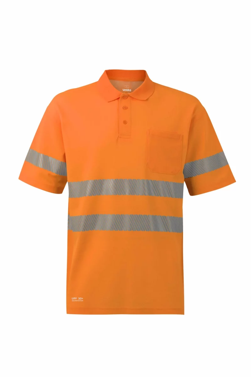 Polo algodón manga corta cinta segmentada 305542 | VELILLA &ndash; Combi Pro