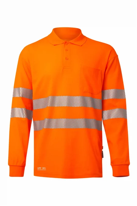 Polo algodón manga larga cinta segmentada 305544 | VELILLA